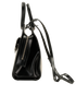Small Uptown Tote, &pound;595, Handbags, Black/Cream, Canvas/Leather, Bottom view